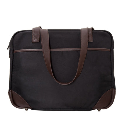 Hudson Waxed Shoulder Bag Black - Manhattan Portage