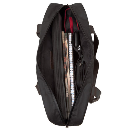 Hudson Waxed Shoulder Bag Black - Manhattan Portage