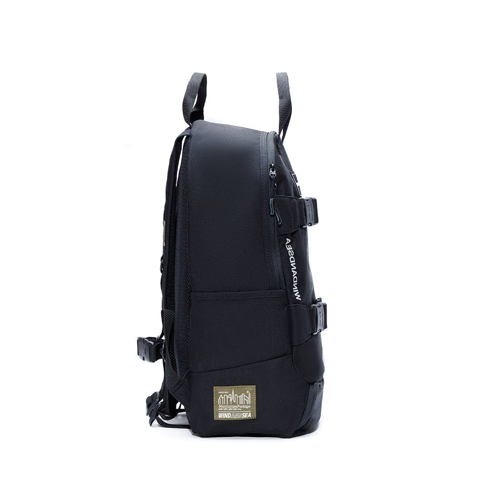 Mccarren Skateboard Backpack Ver.2 Wind and Sea Black - Manhattan Portage