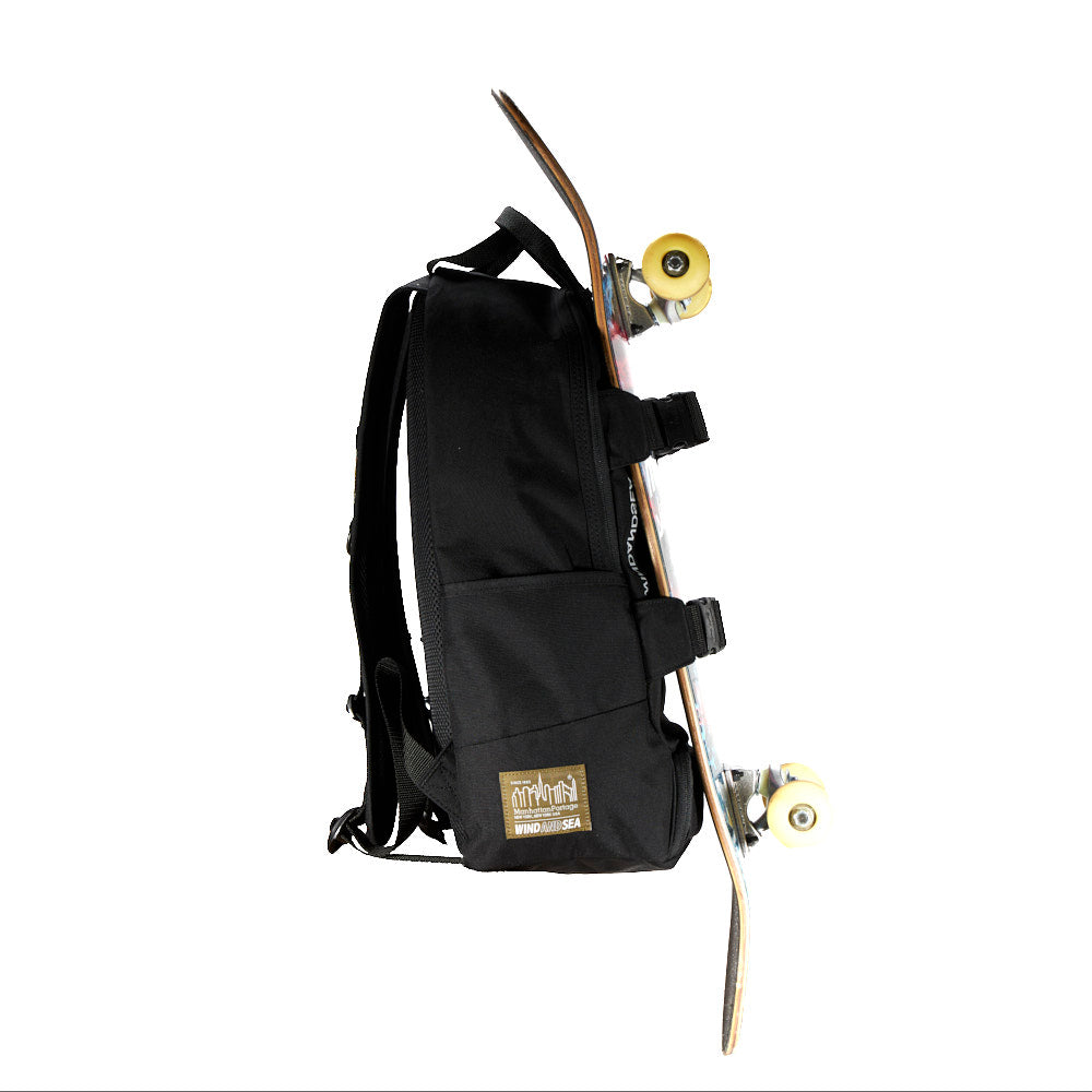 Mccarren Skateboard Backpack Ver.2 Wind and Sea Black - Manhattan Portage