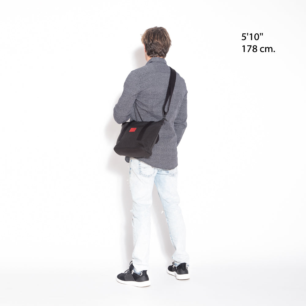 Waxed Nylon Rego Tote Black - Manhattan Portage