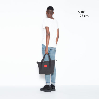 Waxed Nylon Rego Tote Black - Manhattan Portage