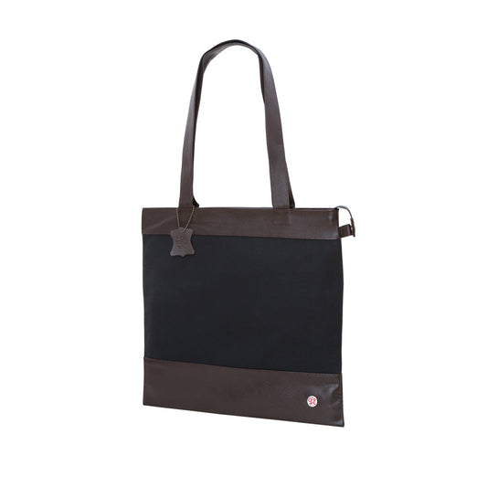 Waxed Graham Tote Bag (M) BLK/DBR - Manhattan Portage